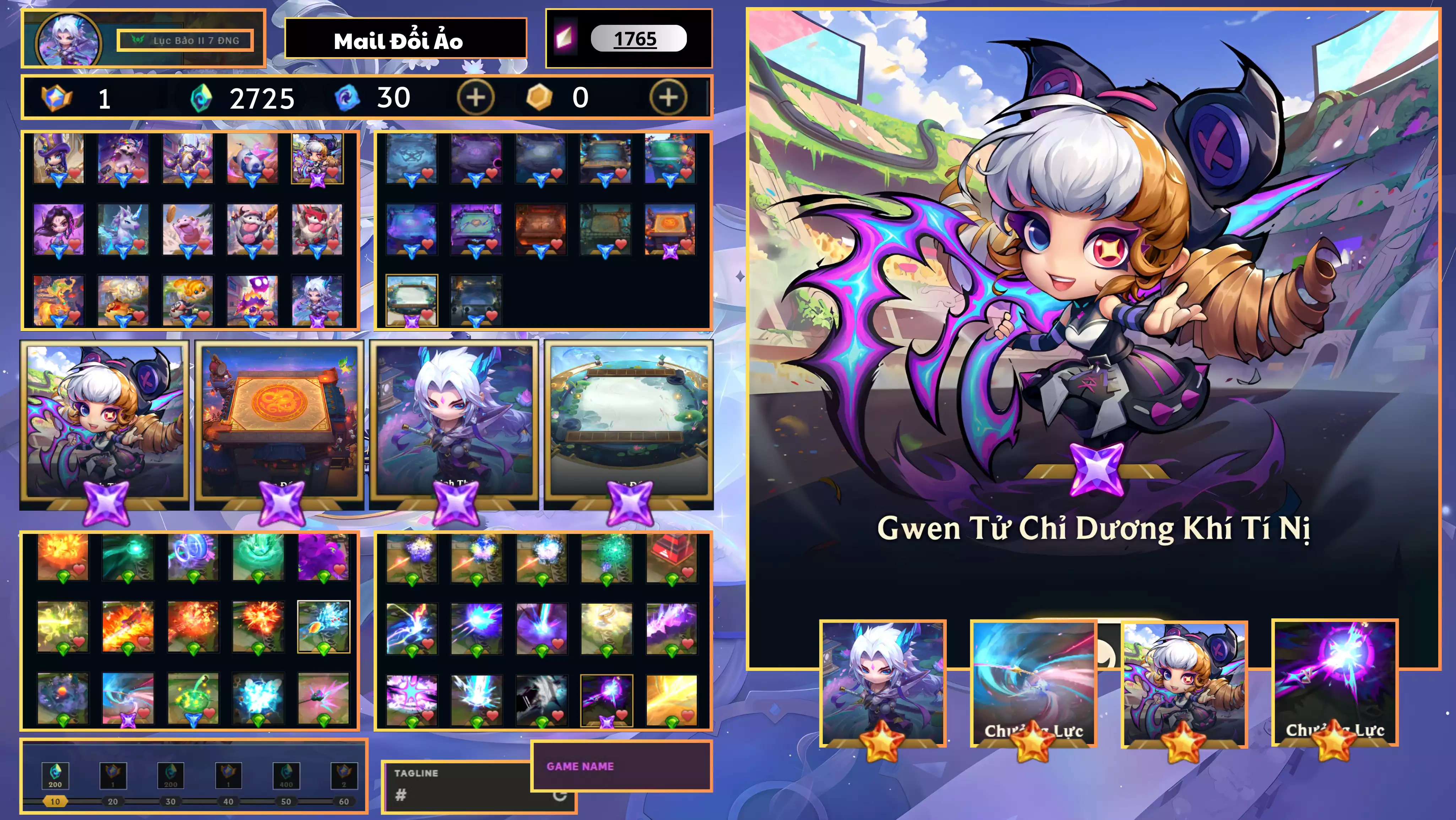 Combo Yone Tà Ảnh , Gwen Hồng Pha Lê Kẹp Sàn Chưởng Đẹp